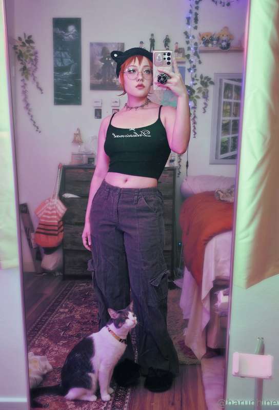 did my hair and felt p cute! ft. Vivi (say hi to him pls)