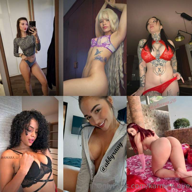 ✨🧡 @amyvalentinexxx 🧡✨🍭 @CANDYSTARMODEL 🍭✨❤️‍🔥 @Evadiavel ❤️..