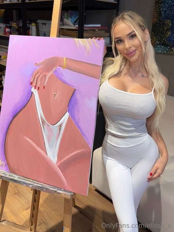 Who's ready to buy my painting?😍
