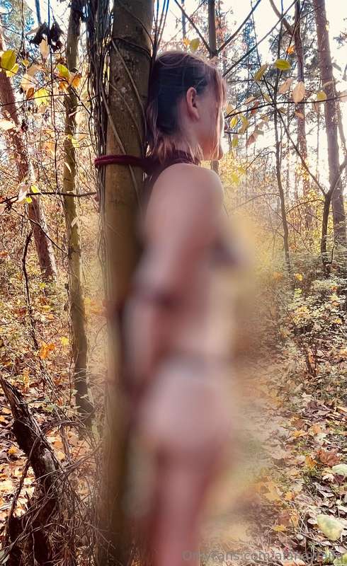 Bondage in the Woods!

Unlock to for uncensored photos of me..