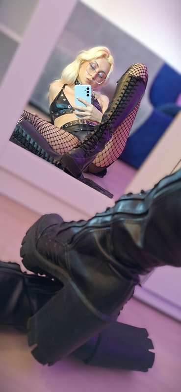 I can see your mouth watering already, eager to lick my boot..