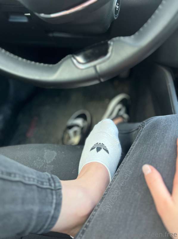 Do you want to see what I hide under my cute ped socks? 🧦You..