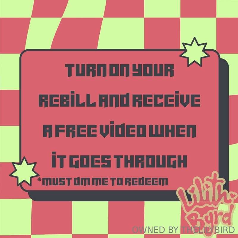 Turn Renew On and when it goes thru you'll receive an exclus..