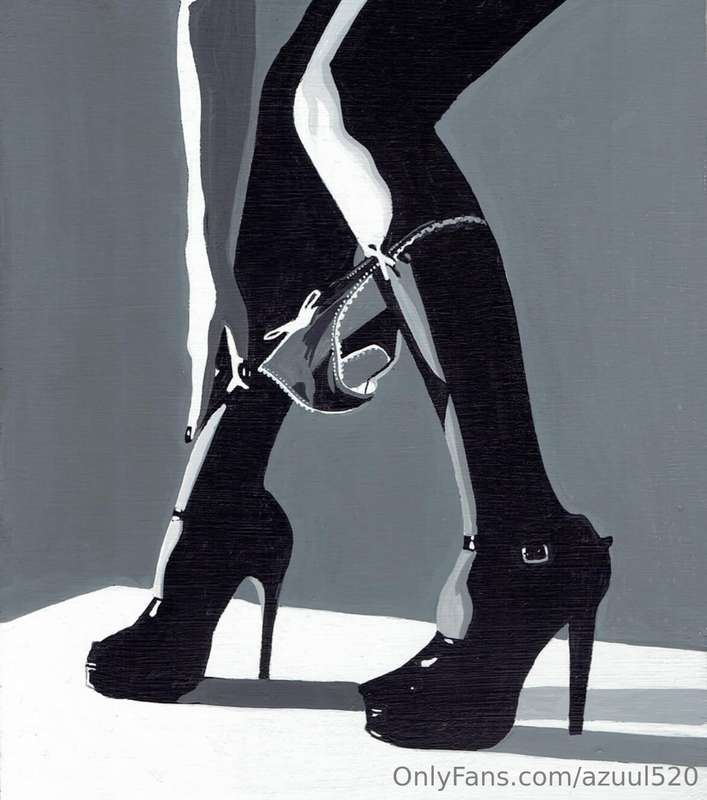 High heels, long legs 😈