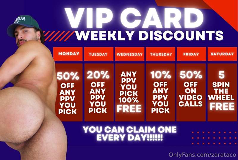 START USING YOUR VIP CARD NOW!!! 💗NEW TREATS EVERY SINGLE DA..
