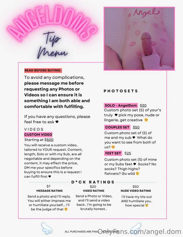 New tip menu, new reduced prices 💗 I can’t wait for y’all to..