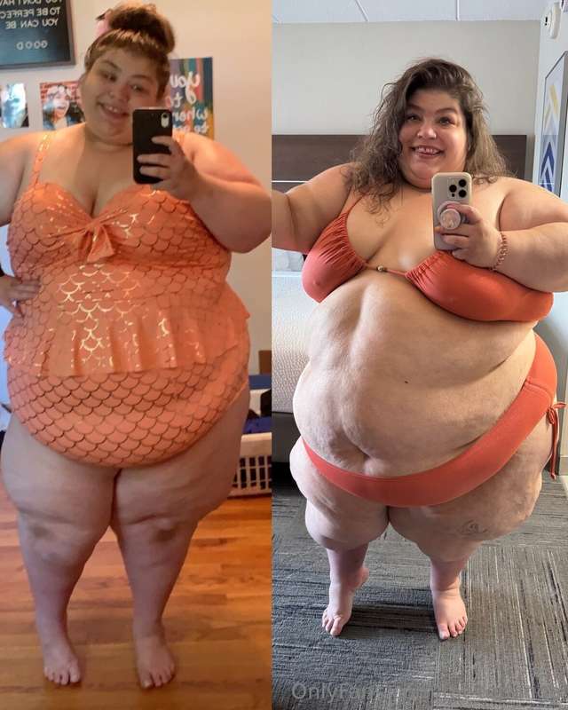 2018 vs 2025- always so wild to see these comparisons tbh 😅