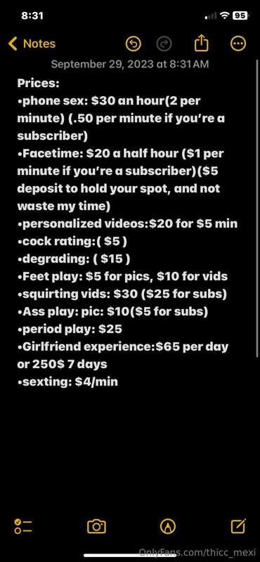 Prices