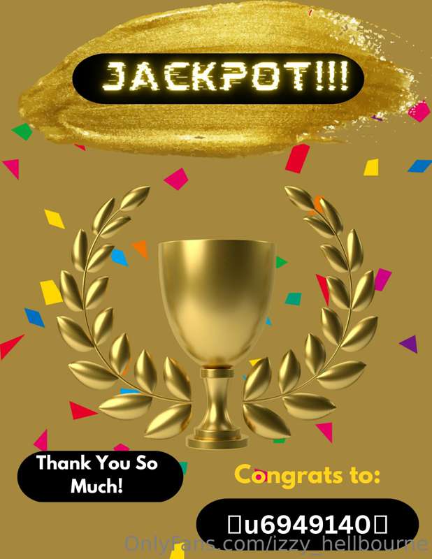 💛First Winner! Congrats!💛