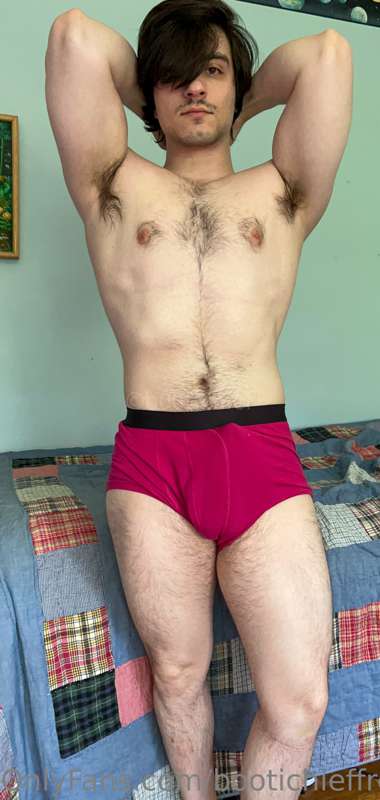 Here's a video of me jerking my cock and humping my bed unti..