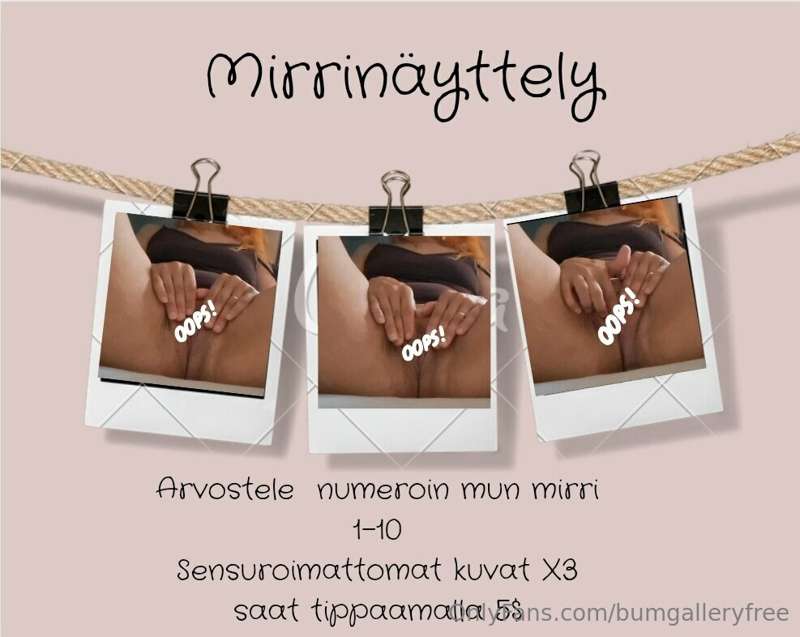 Rate my pussy from 1-10. You can get uncensored images x3 by..
