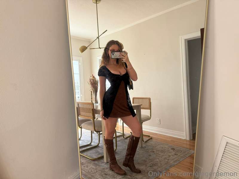 dressed up so i can undress for you later ;) 