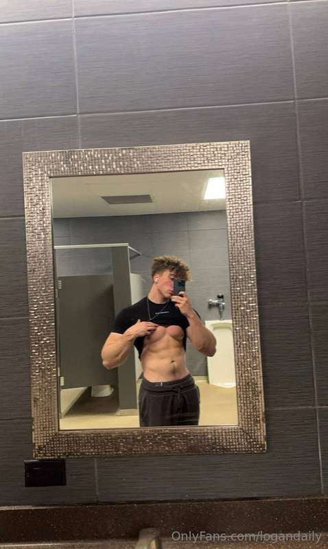 Hard under the shirt, come stroke the rest with me 😈💦