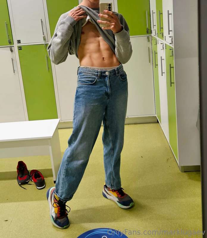 After my gym routine