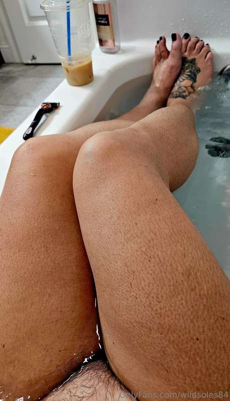 Getting ready to shave , wanna help?