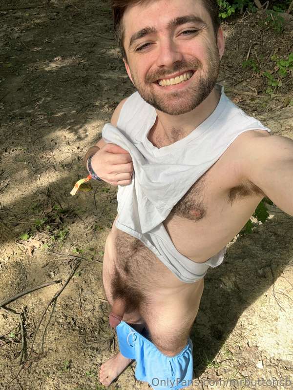 Love taking my cock out in the trails