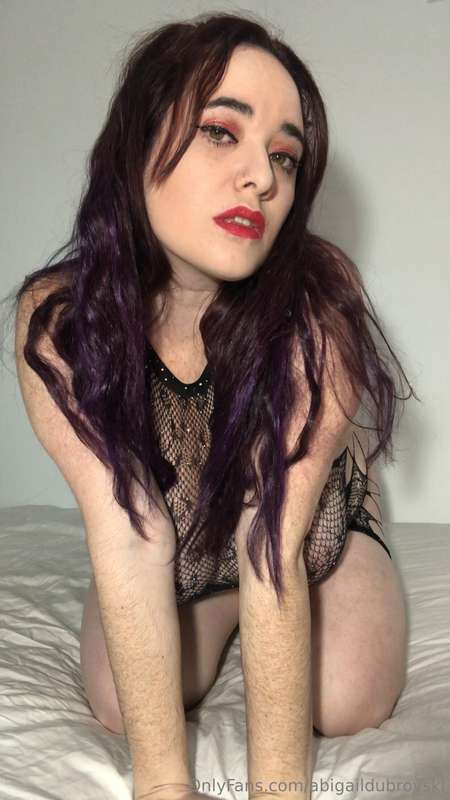 at the salon rn, should I bring the purple hair back?