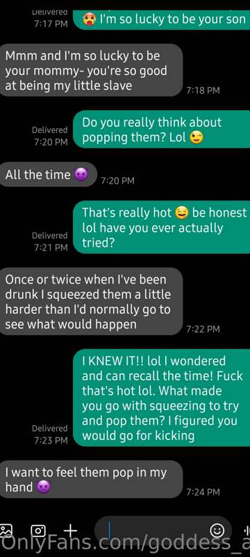 Liam here! Goddess Amber has admitted to me that she in fact..