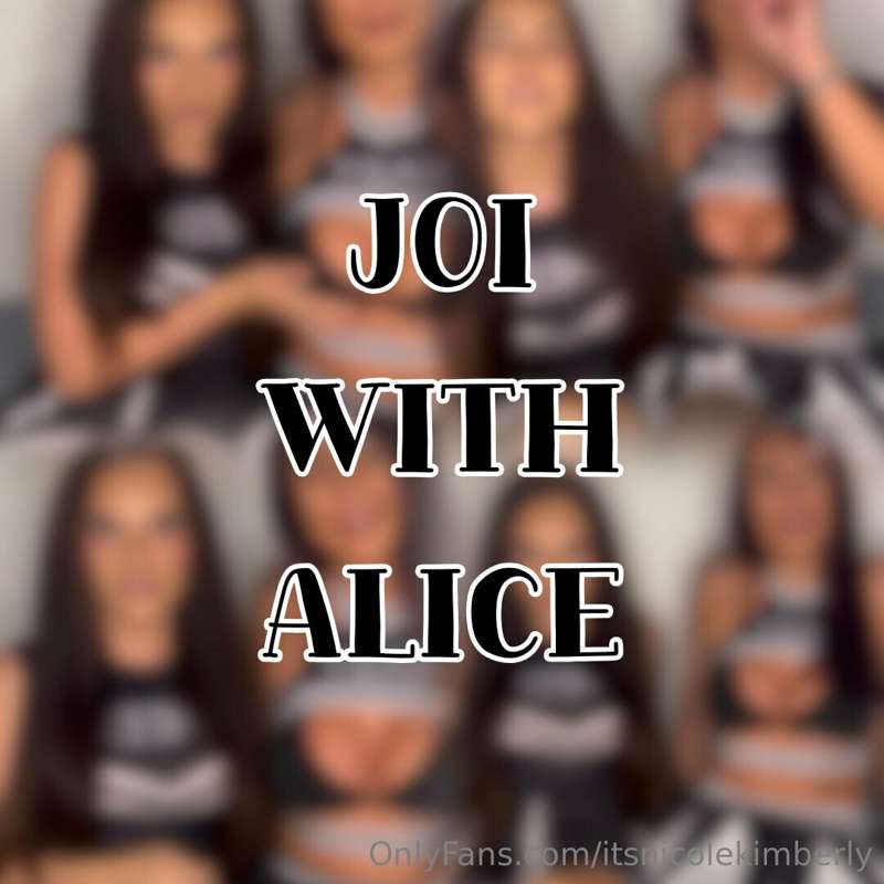 Me and Alice wanted to have a little fun, we wanted to contr..