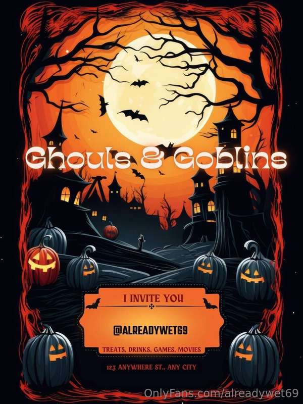 🎃 GHOULS AND GOBLINS COMP. 🎃💥 ROUND 2 💥 WILL START WEDNESDAY..