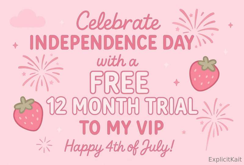 Tip this post $12 for a 4th of July XXX bundle of videos + a..