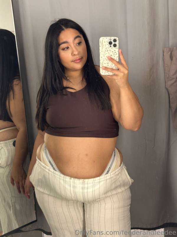 I know I’m gaining weight when I walk in a store, pick out a..