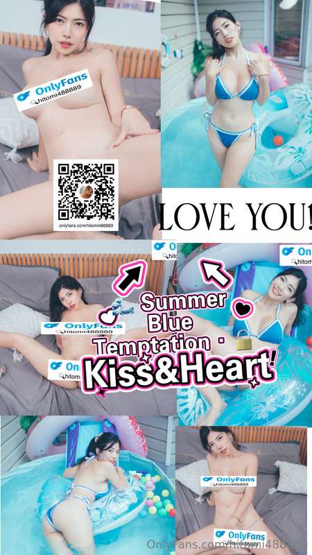 🌊 Summer Blue Temptation · Exclusive CollectionBetween bikin..