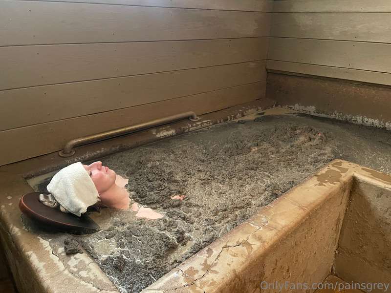 Got dirty in a mud bath then squeaky clean again!