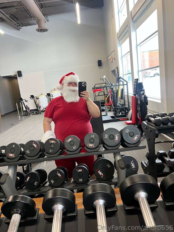 From my Christmas Eve workout today. 