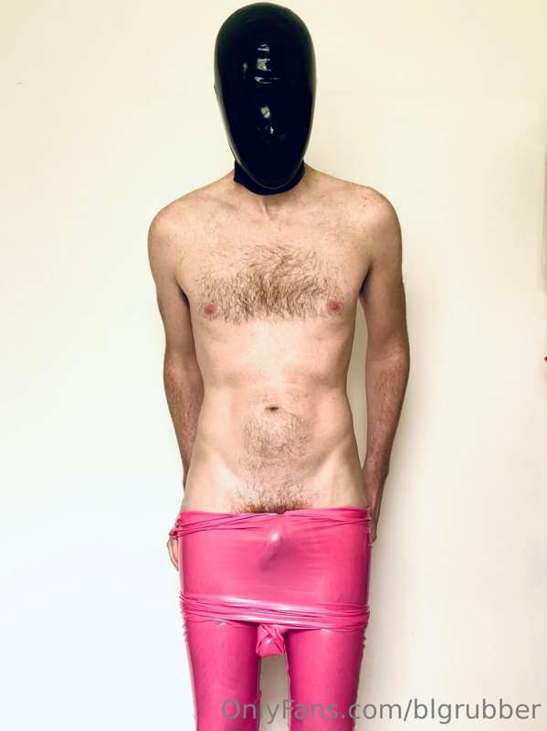 Coming soon: transforming into a pink gimp 💕