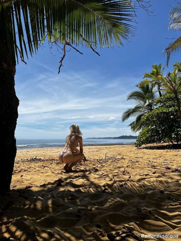 I wanted to take some sexy pictures for you in the sand, but..