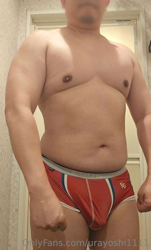 After a workout.