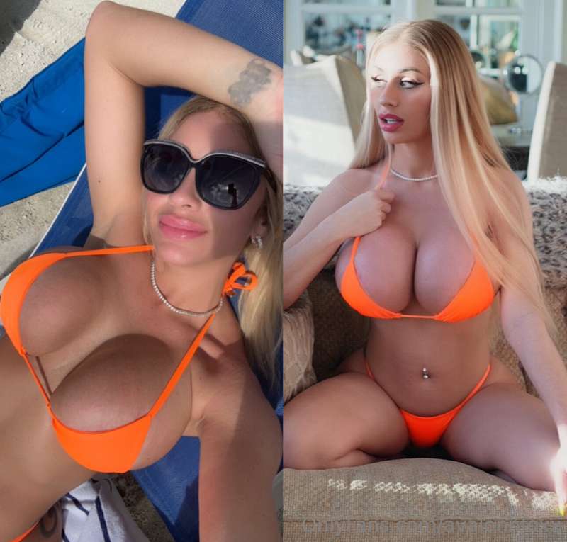 Same bikini. One year later. 🥰💋💋