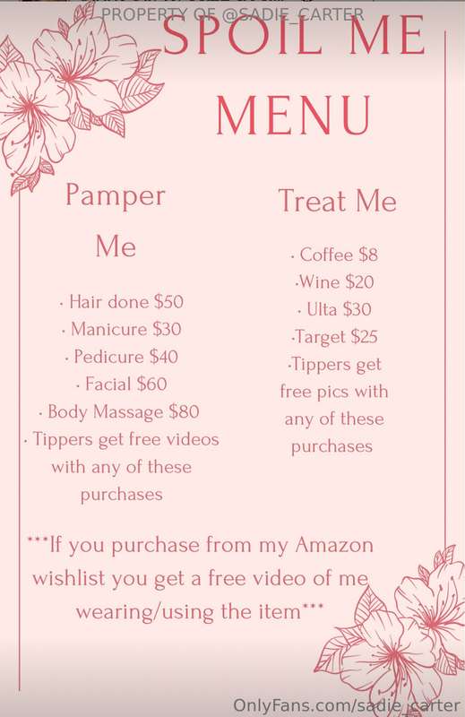 🧖🏼‍♀️If you feel like spoiling your girl don’t forget my SPO..