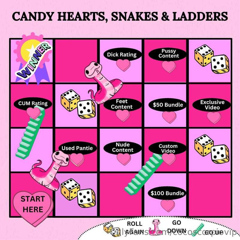 TIP To Roll the Dice 🎲 Everyone WINS Every Time! 🤩 💕 🍬$20 fo..