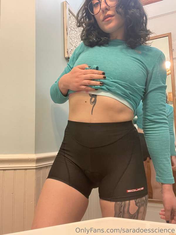 You literally cannot tell me anything in these bike shorts