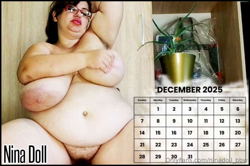 nice calendar of 2025 for my fans 