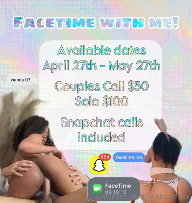 You guys are always asking me to facetime you 😝 so here’s my..