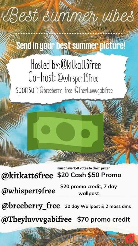 # 𝐁𝐄𝐒𝐓 𝐒𝐔𝐌𝐌𝐄𝐑 𝐕𝐈𝐁𝐄𝐒 𝐂𝐎𝐍𝐓𝐄𝐒𝐓! 𝐇𝐎𝐒𝐓𝐄𝐃 𝐁𝐘 @kitkatt6free  ***$20..