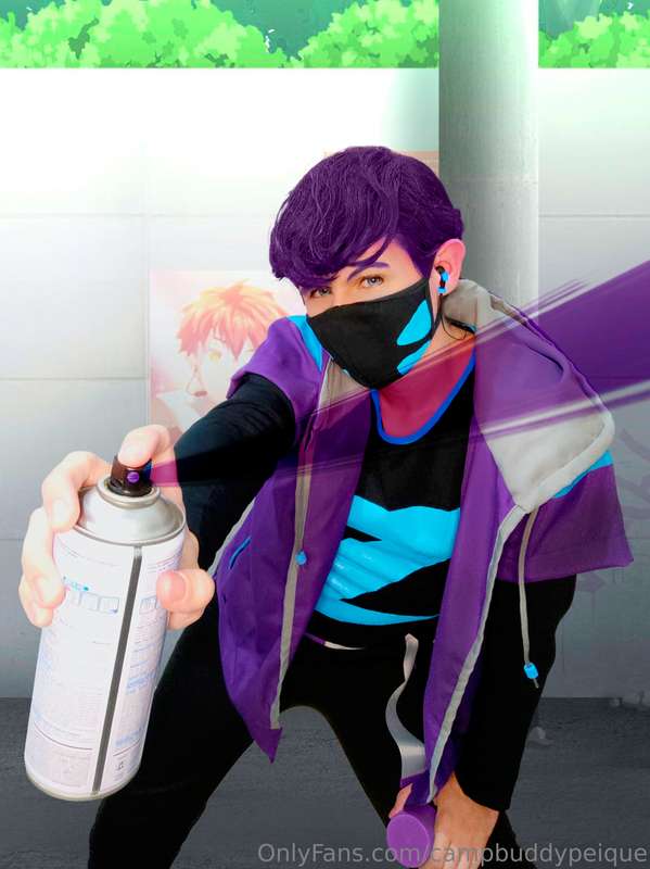Some call my art graffiti. I call it urban art. You like?  A..