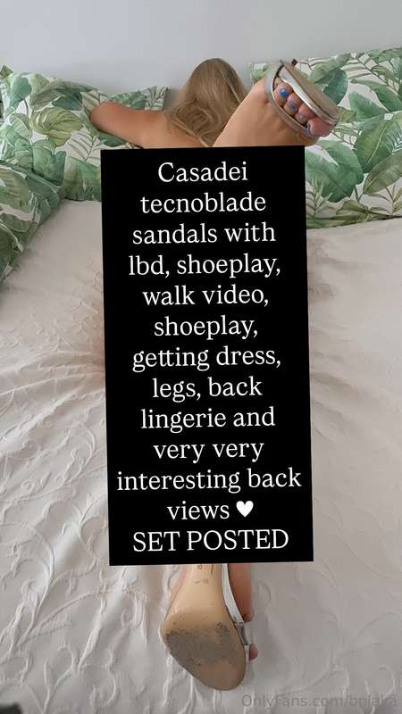 Casadei tecnoblade sandals with lbd, shoeplay, walk video, s..