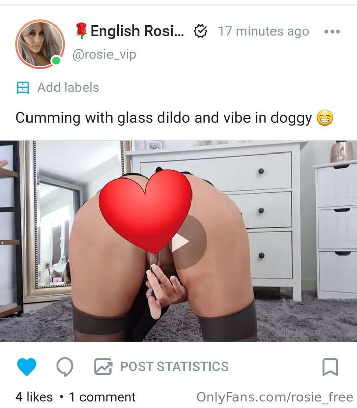 New 9 min vid @rosie_vip 😝