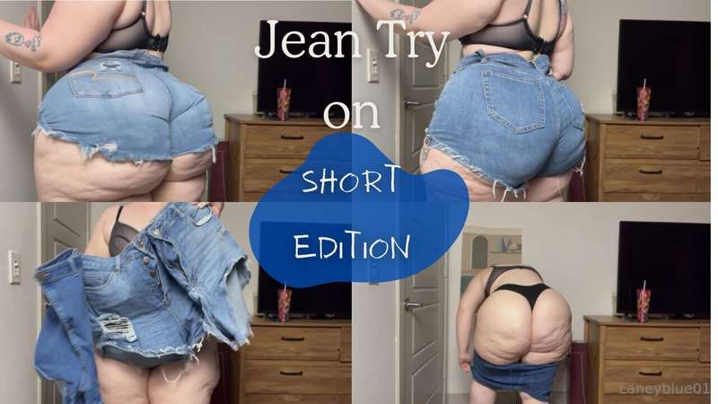 👖Jean Short Try On👖3 pairs of Jean shorts VS 55 inches of bo..