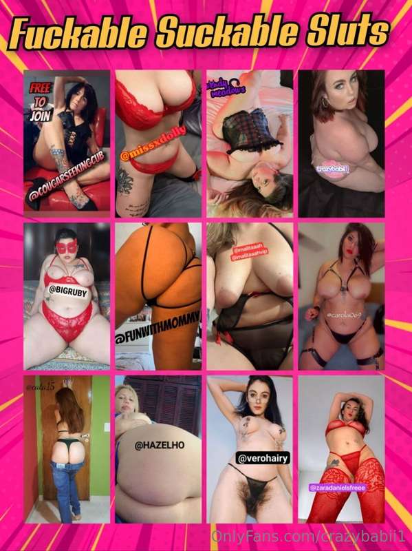 𝑭𝑼𝑪𝑲𝑨𝑩𝑳𝑬 • 𝑺𝑼𝑪𝑲𝑨𝑩𝑳𝑬 • 𝑺𝑳𝑼𝑻𝑺 👇🏻 4️⃣ @CougarSeekingCub @MISSXD..