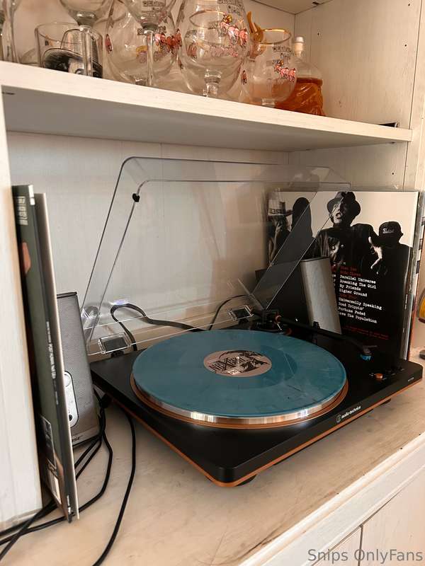 I got a record player for Christmas and I literally can’t st..