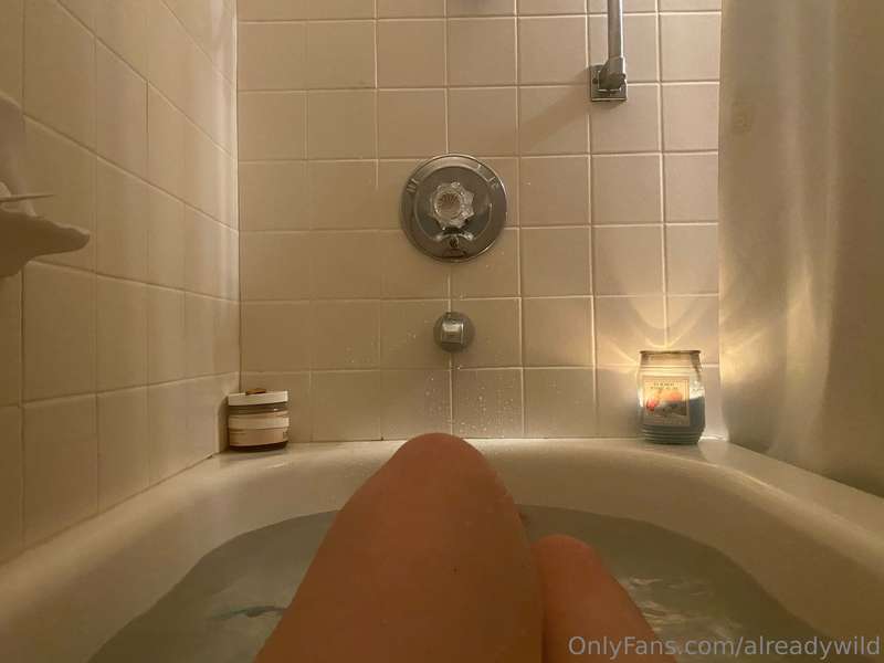 Nothing like a hot bath. Except maybe a hot bubble bath with..