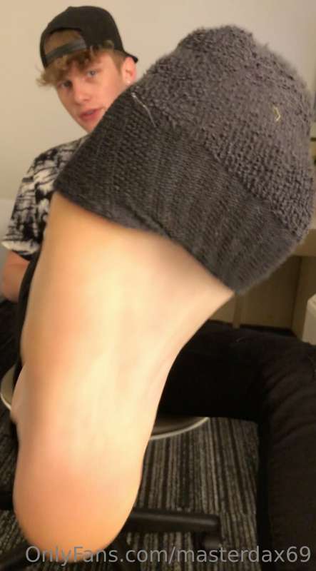 My huge white stinky vans, sweaty black nike socks you can't..