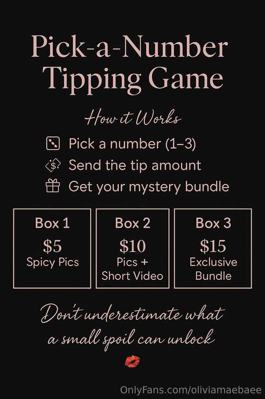 ✨ Pick a Number. Send a Tip. Unlock Your Surprise. ✨It’s sim..