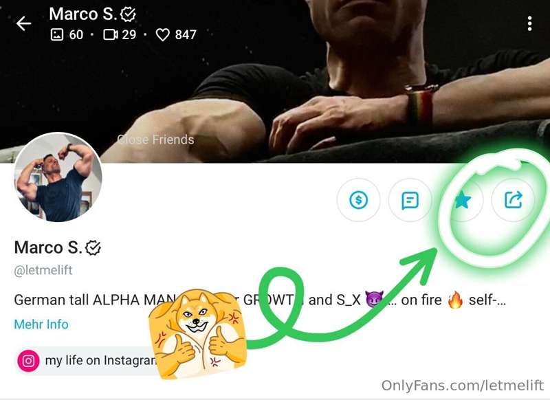 ***Btw … there should be a free month for you, for new subsc..