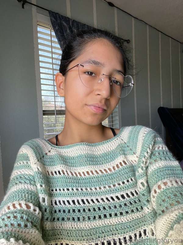 fun little sweater i made to keep warm inside! i love the st..